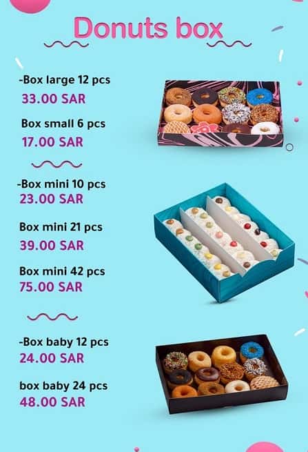 3 10 Donut Time السعودية | منيو + فروع + اسعار
