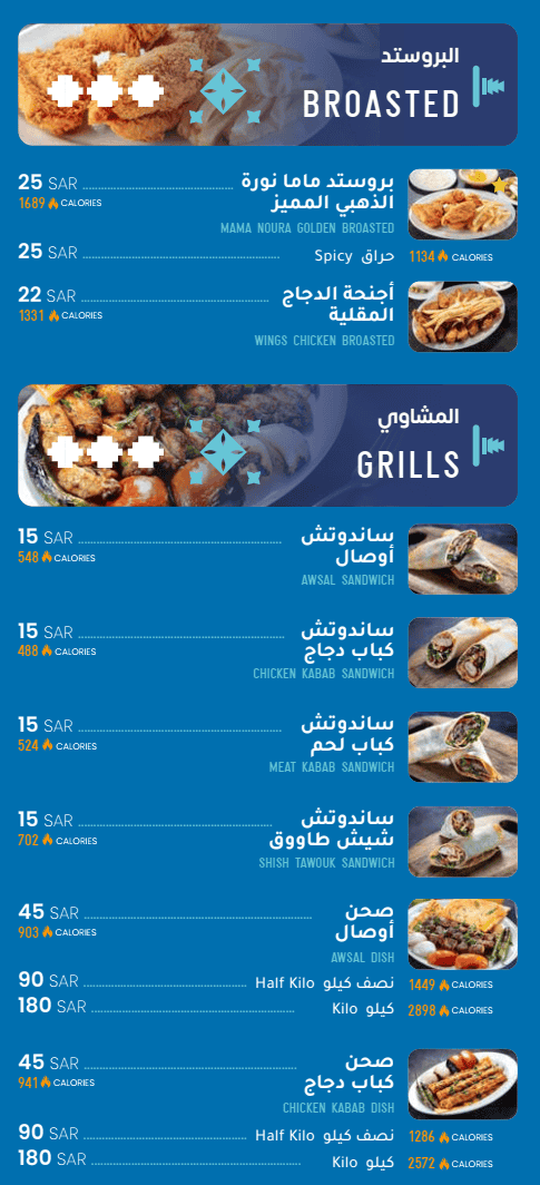 5 1 مطعم ماما نورة السعودية | منيو + فروع + اسعار